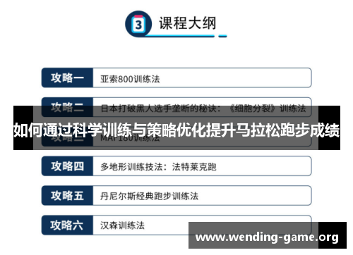 如何通过科学训练与策略优化提升马拉松跑步成绩 如何通过科学训练与策略优化提升马拉松跑步成绩