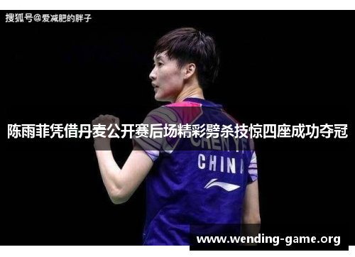 陈雨菲凭借丹麦公开赛后场精彩劈杀技惊四座成功夺冠 陈雨菲凭借丹麦公开赛后场精彩劈杀技惊四座成功夺冠